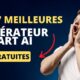 Les 7 meilleures générateurs d'art AI